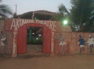 Kobi's bar, or umm, Akumapa Theater.